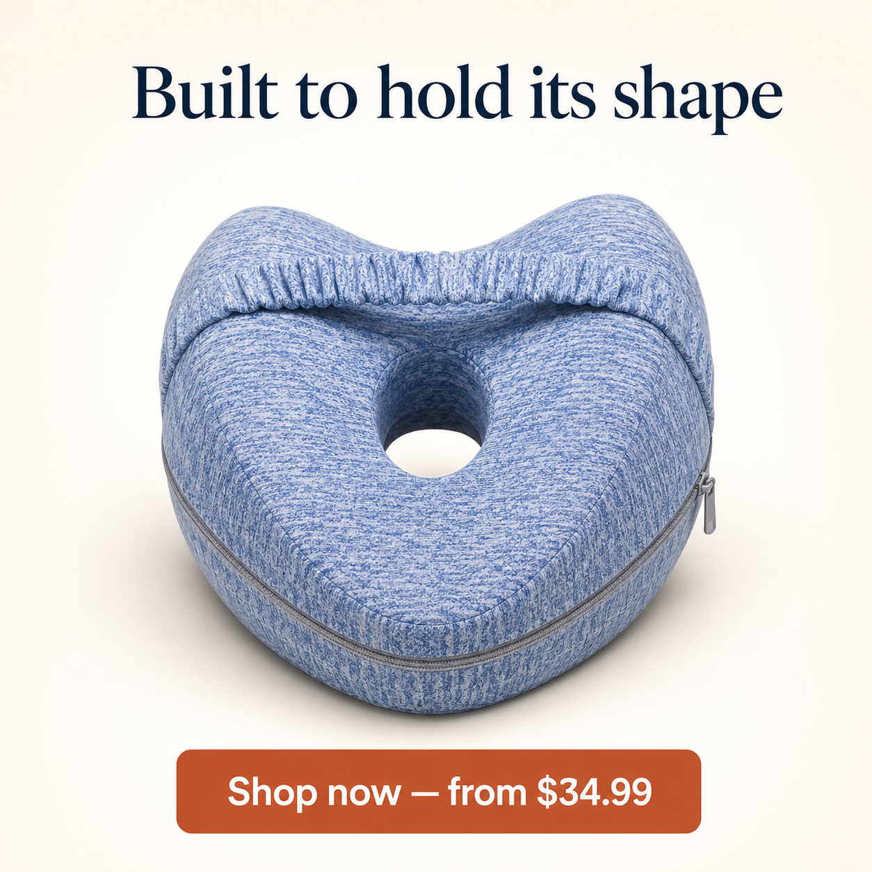 Studio product shot of the Restora Therapeutic Pillow