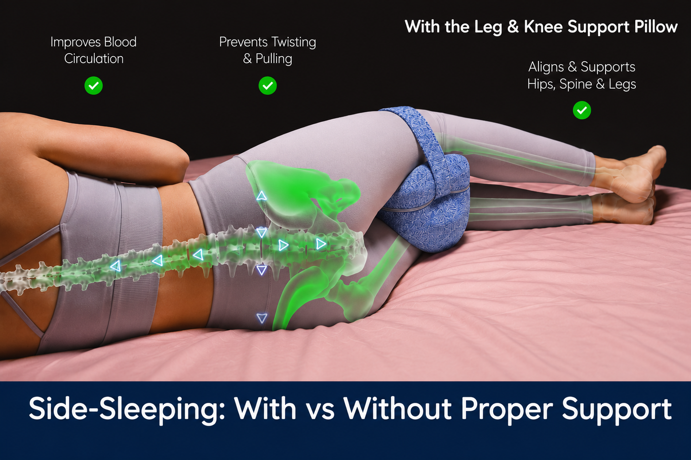One pillow, three things fixed